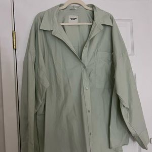 Oversized button up shirt